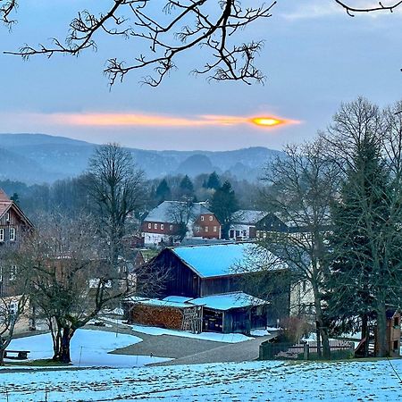 Appartamento Kastanienhof Hinterhermsdorf Esterno foto